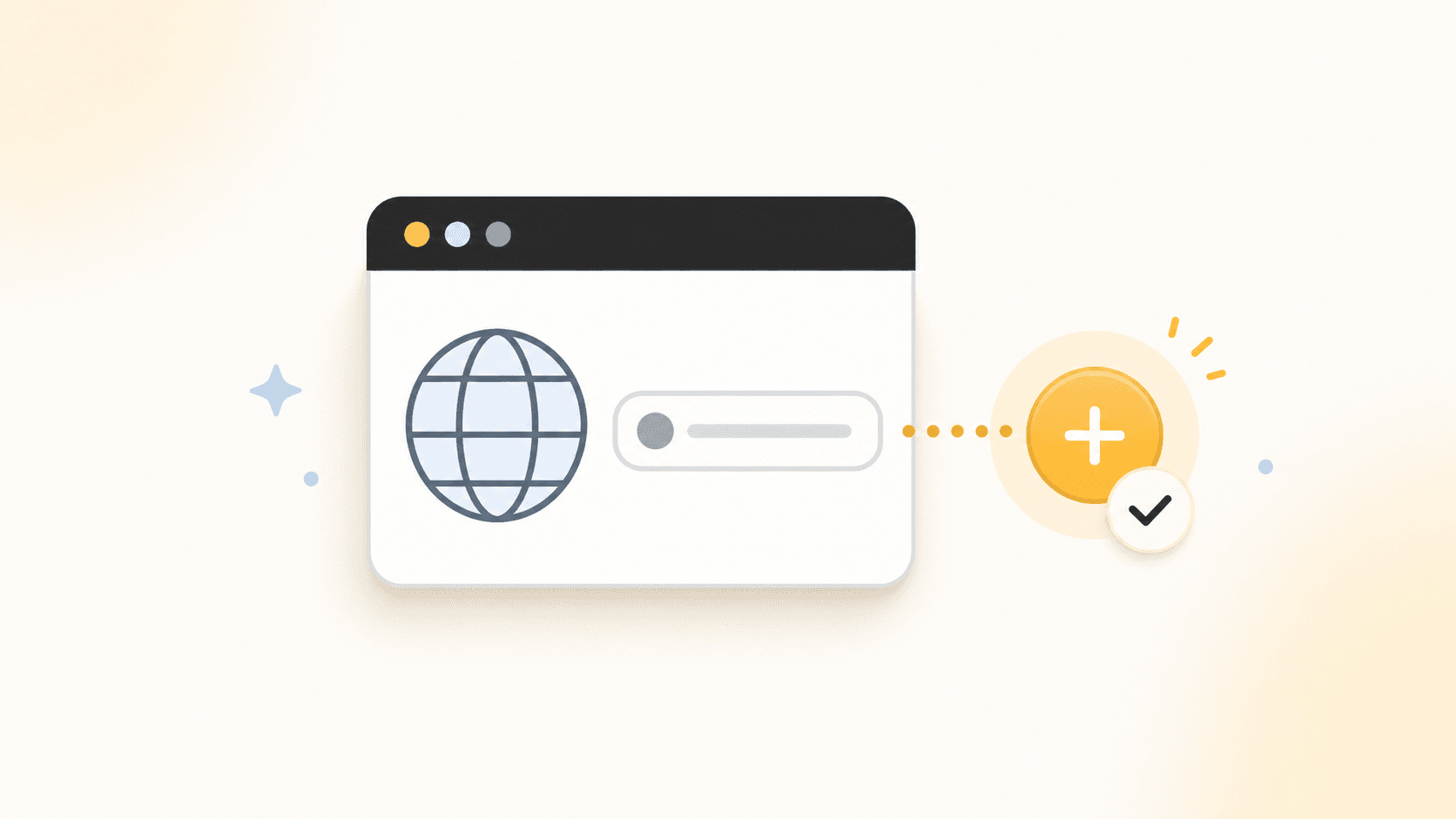 Illustration of connecting a website to LiteStats